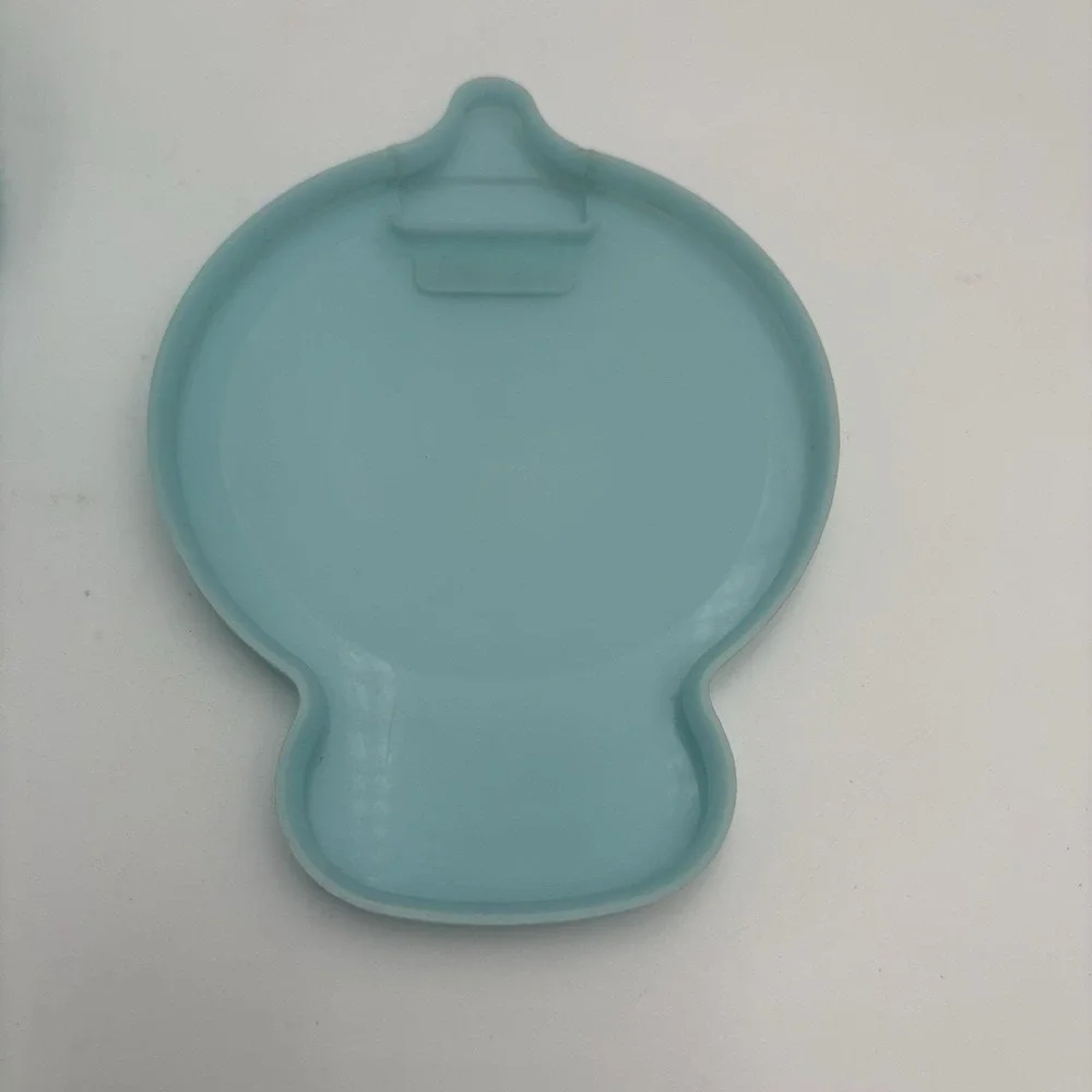 Vintage Pale Blue Tupperware Creamer / Milk Pitcher w/ Flip Lid 131-3, 625-5